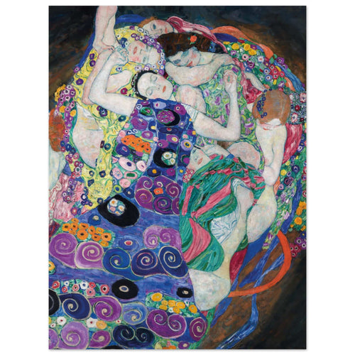Artfulprints  Gustav Klimt - The maiden   poster 30x40 cm