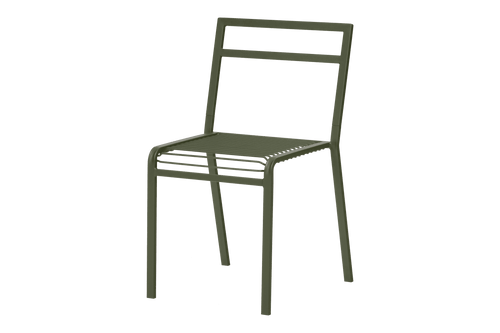 noo.ma Oto Chair - duurzame metalen buitenstoel, Forest Green