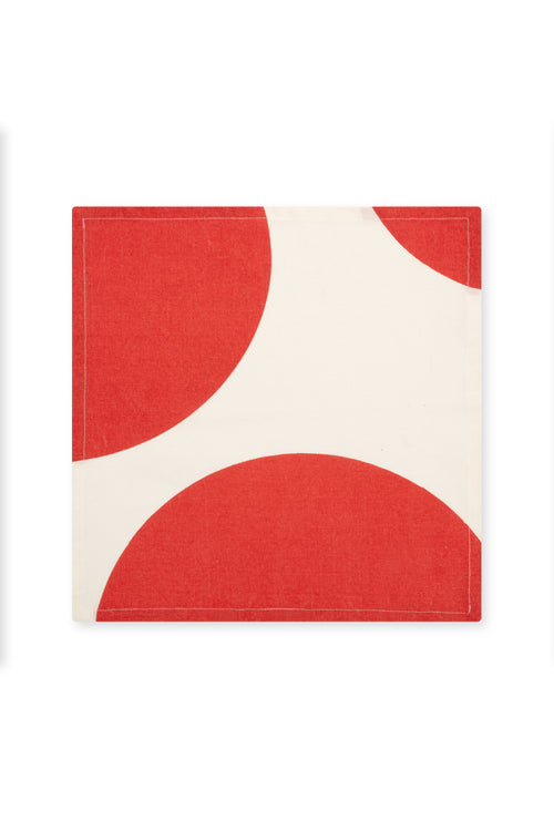 vtwonen - Servetten - Rood - Katoen - 40x40cm - Set van 6