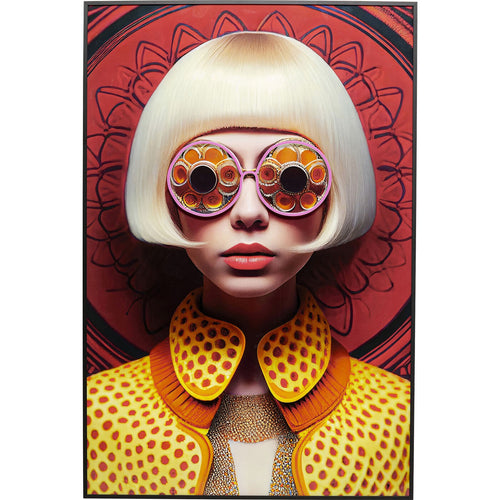 Kare Design Schilderij LED Fancy blond 55x75cm