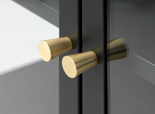 Rebellenclub Vitrinekast Nimbin - 160 x 58 cm - Zwart - vtwonen shop