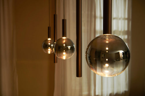 Lucide hanglamp JASMINE - Geïntegreerde LED - Koper