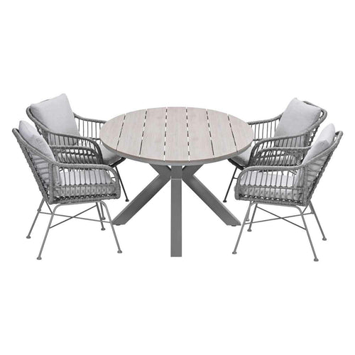 Garden Impressions tuinset Lucas - Tulli - valley sand - 180x115 cm - 5-delig - vtwonen shop