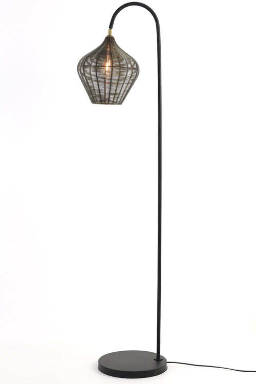 Light & Living vloerlamp ALVARO - 35x30x160cm - brons - vtwonen shop