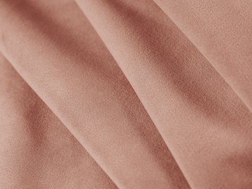 Micadoni linker hoekbank Jenny 5-zits, flueel terracotta - 145x200x73cm