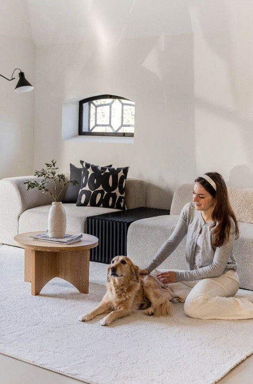 Interieur05 Vloerkleed Cairt Wit/Creme - 200 x 290 cm - vtwonen shop