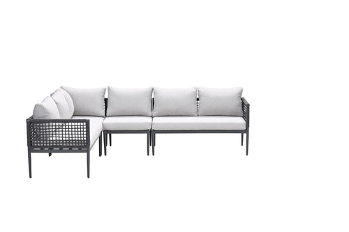 Teramon hoekset - 4-dlg. - carbon black - dark grey - valley sand - vtwonen shop