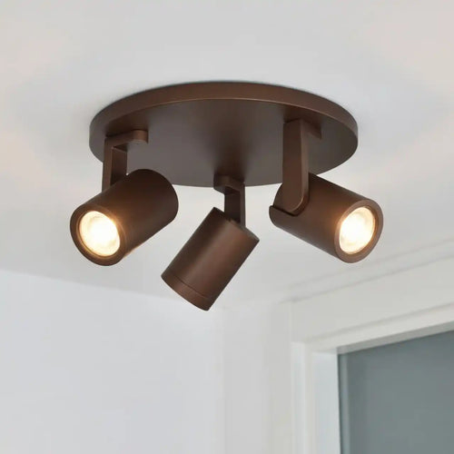 Highlight spot HALO - 3 lichts - 25  x 15   cm - bruin