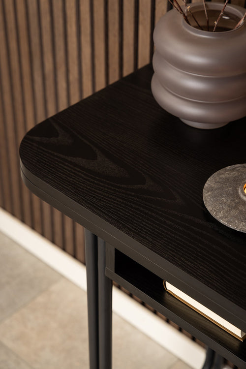Rebellenclub Eetkamertafel Rocca - 140 x 80 cm - Zwart