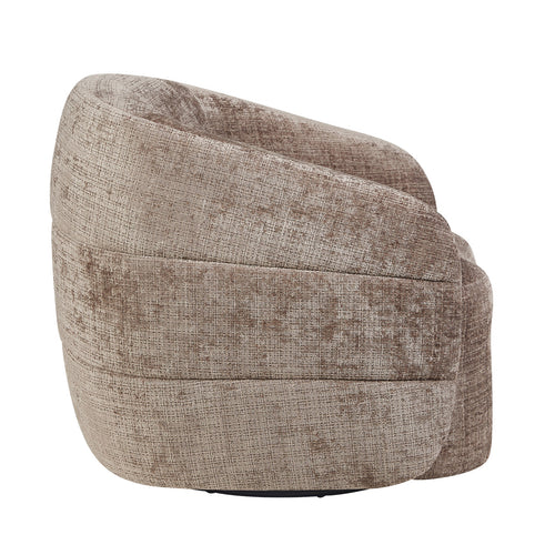 Starfurn Draaifauteuil Yara - Taupe - 82x85x77 cm