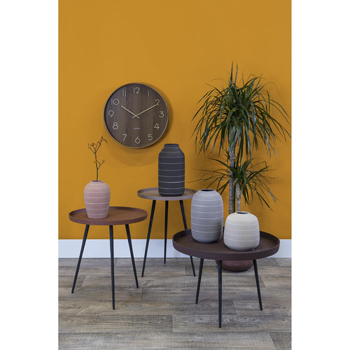 Karlsson wandklok  - bruin - Ø40cm - vtwonen shop