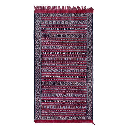AFK Living vloerkleed Berber - handgemaakt - Wol - 88 x 167 cm