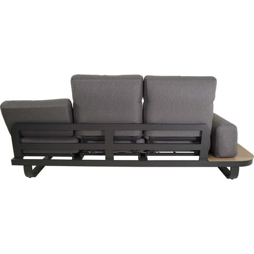 Lesli Living loungebank Zanzibar - antraciet - 102x80x35cm