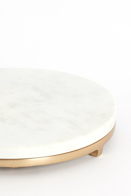 Light & Living bijzettafel LEDA - Ø26x76 cm - wit - vtwonen shop