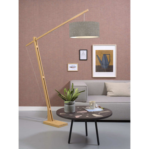 GOOD&MOJO vloerlamp Montblanc - bruin - Ø47cm - vtwonen shop
