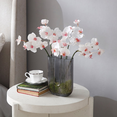 Sia Deco Orchidee Phalaenopsis Steel Kunstmatig - wit - H45 - vtwonen shop