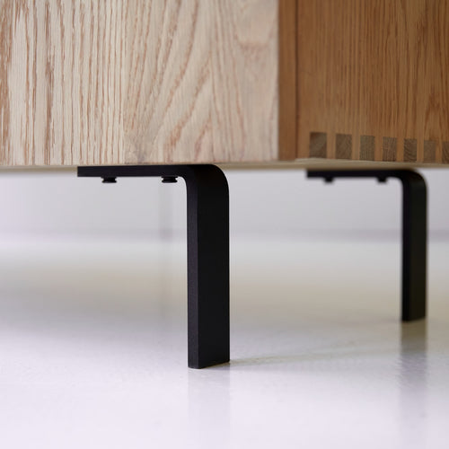 Tikamoon Massief eiken tv-meubel 160 cm - Naturel - vtwonen shop