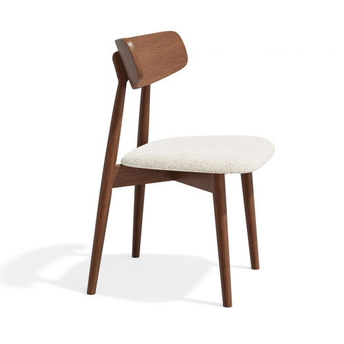 Premium Interiors - Set van 2 stoelen UGO - bouclette crème 50cm