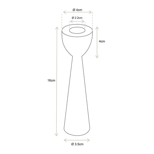 vtwonen Kandelaar - Metalen kaarsenhouder - Set van 2 Kandelaren - 16 cm - vtwonen shop