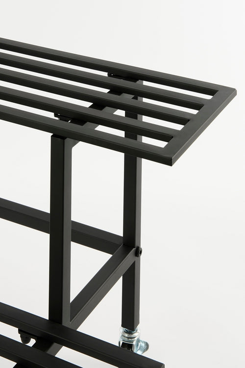 Mica Decorations  Greenrax Plantentafel - L90 x B44 x H42 cm - Metaal - Zwart - vtwonen shop