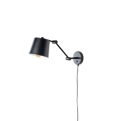 Housecraft living Hajo Wandlamp - Zwart - vtwonen shop