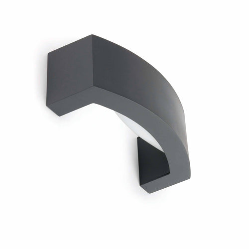Faro Ancora - 1 Licht Wandlamp Buiten Donkergrijs IP44, E27