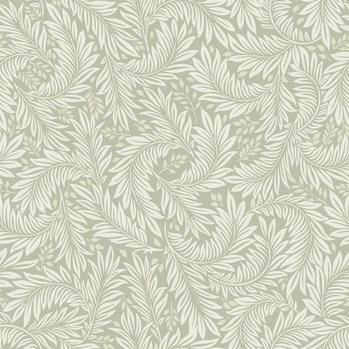 ESTAhome behang bladeren licht vergrijsd groen - 50 x 900 cm - 131142 - vtwonen shop