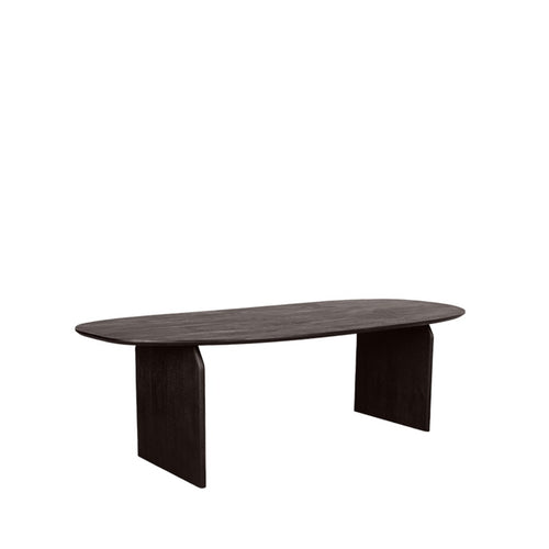 LABEL51 Eettafel Cooper - Donkerbruin Mangohout - 250x110x76cm