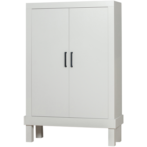 WOOOD dichte kast Bonk - Grenen - Mist - 160x103x37