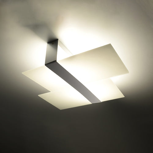 Sollux Lighting Plafondlamp MASSIMO chrom - 65x50x11cm