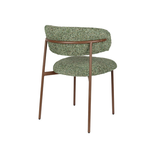 Housecraft Living Claes Eetkamerstoelen Groen - Set van 4