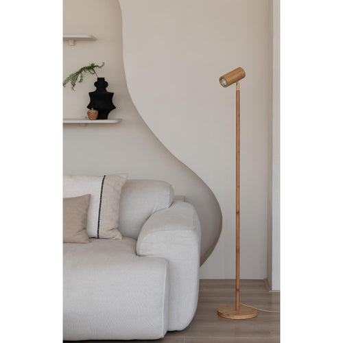 GOOD&MOJO vloerlamp Java - bruin - Ø23cm - vtwonen shop