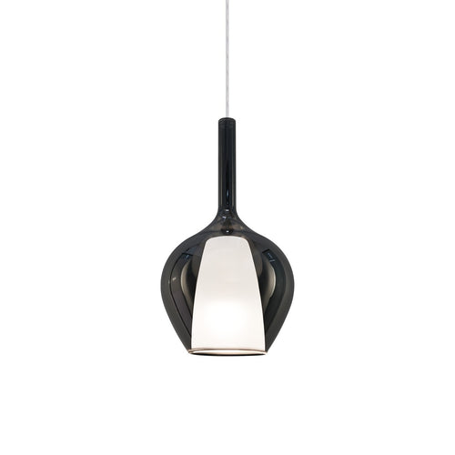 Ideal Lux KALIQUE 18 cm koepelvormige hanglamp voor plafond, rookkleurig, 1x E27