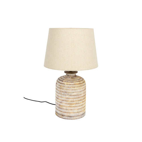 Dutchbone Russel Tafellamp - Beige - vtwonen shop