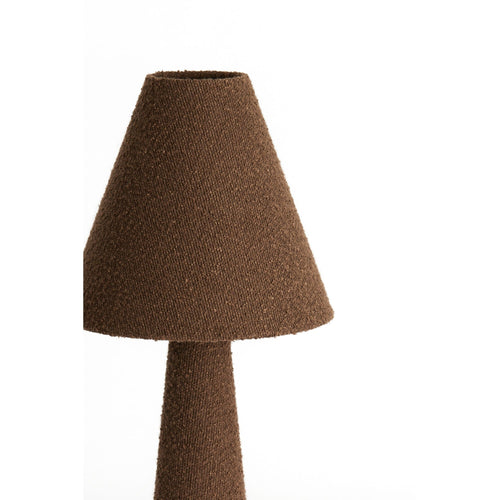 Light & Living tafellamp Devia - bruin - Ø30cm