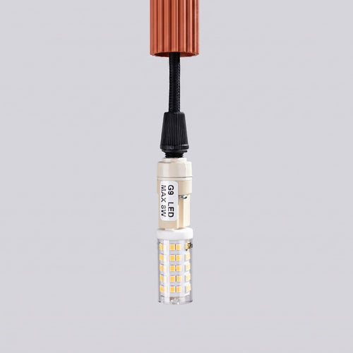 Sollux Lighting Hanglamp ARCHE 1 rode oker - 8x8x120cm