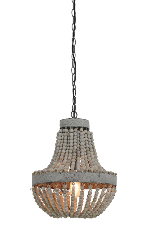Light & Living hanglamp LUNA - Ø35.5x45cm - wit