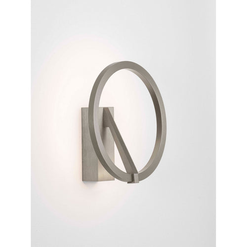 Nova Luce TILIA  Tilia Geïntegreerde LED-wandlamp, Foggy Nickel LED 10W 457lm 2700-3000-4000K CCT