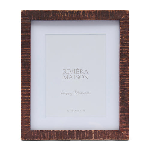 Rivièra Maison Adrienne Photo Frame 13x18 - Mangohout, Glas, MDF - Naturel - vtwonen shop