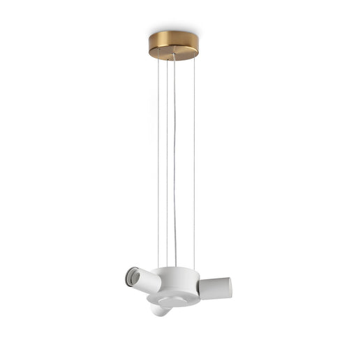 Ideal Lux SET UP Hanglamp met meerdere armen, messing, 3x E27