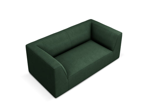Micadoni - Bank "Ruby" 2 zitplaatsen, structurele stof, groente - 93x174x69cm