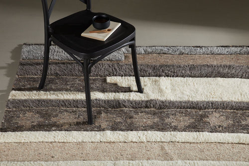 Rebellenclub Vloerkleed Dorato - 350 x 250 cm - Bruin - vtwonen shop