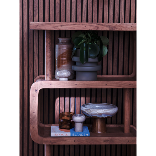 WOOOD open kast Rattle - Hout - Naturel - 160x82x40 - vtwonen shop