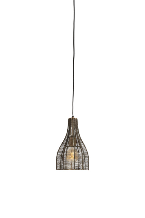Light & Living hanglamp MARIAMA - Ø19x30cm - brons