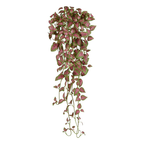 Maxifleur Coleus kunst hangplant 90cm - rose/groen