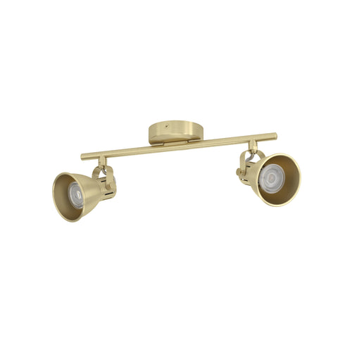 EGLO spot Seras - gu10 - 2 lichts - 37 cm - goud