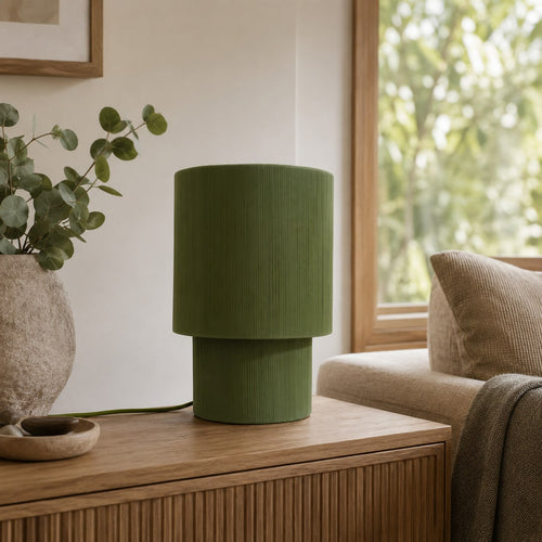 Originalhome Lampenkap The Tube gerecycled mosgroen