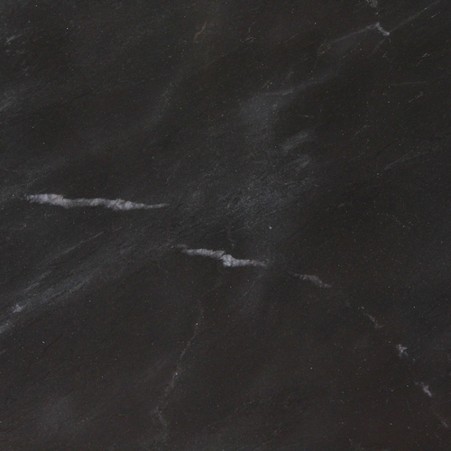 Ovale marmeren salontafel - Zwart - 120x60x38 cm