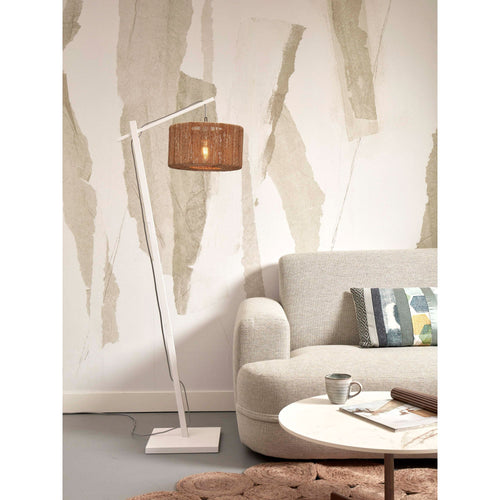 GOOD&MOJO vloerlamp Iguazu - bruin - Ø40cm - vtwonen shop