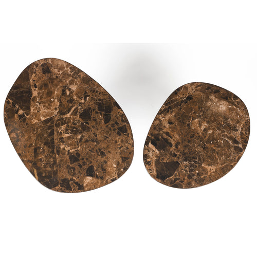 Housecraft Living Naut Bijzettafel Set Van 2 Bruin